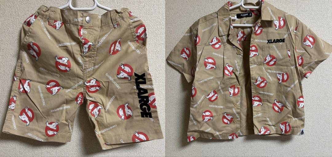 XLARGE ゴーストバスターズ シャツ　ショートパンツ　セットアップ