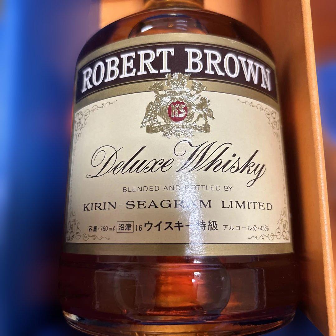 超希少❗️ROBERT BROWN Deluxe Whisky 岡本太郎デザイン顔