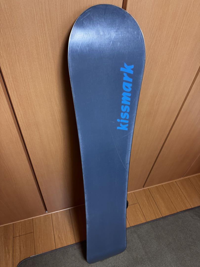 kissmark キスマーク 魂 スノーボード 板 ブルー ボードカバー付き