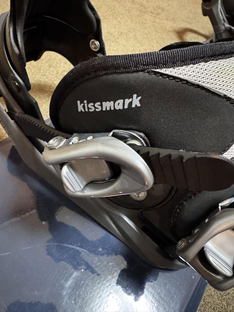kissmark キスマーク 魂 スノーボード 板 ブルー ボードカバー付き