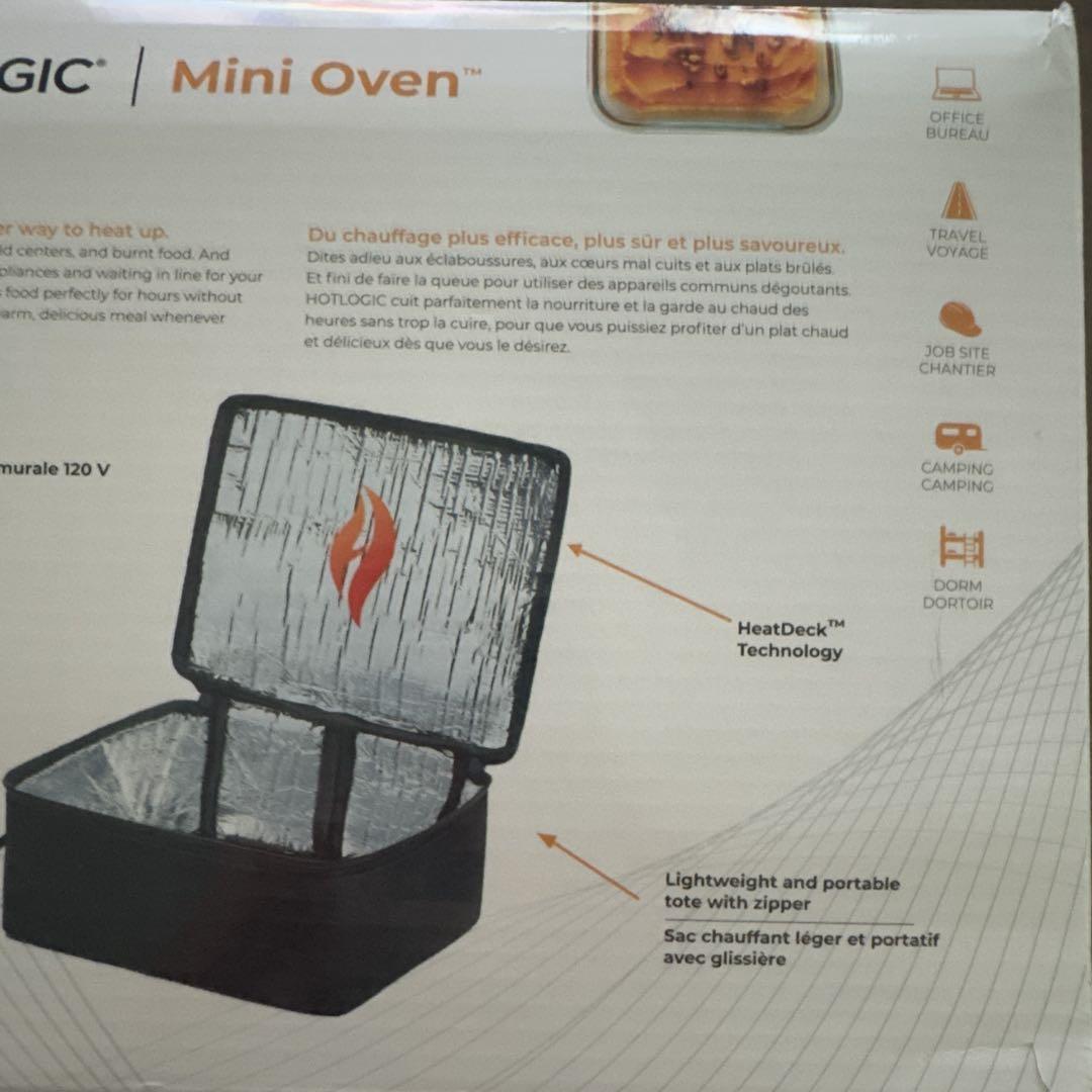 HOTLOGIC Mini Oven 120V ブラック
