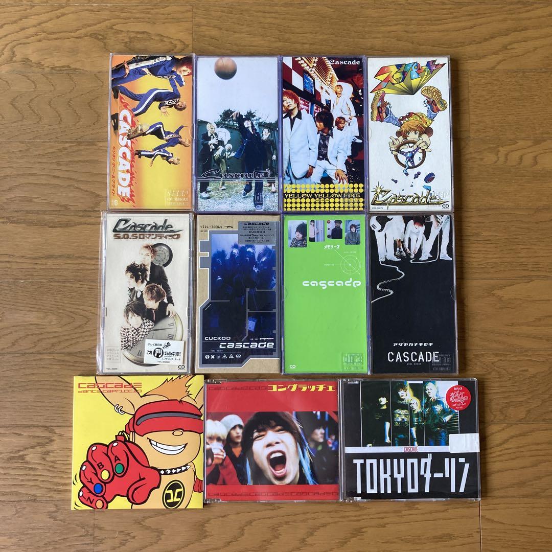 CASCADE シングル・マキシCD① 11枚セット + フライヤー6枚