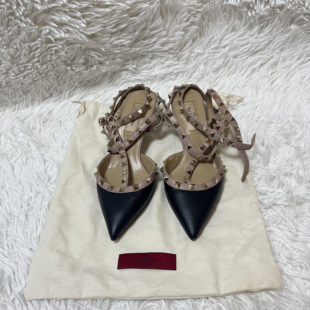 激レア ヴァレンティノ VALENTINO サンダル レディース メタル