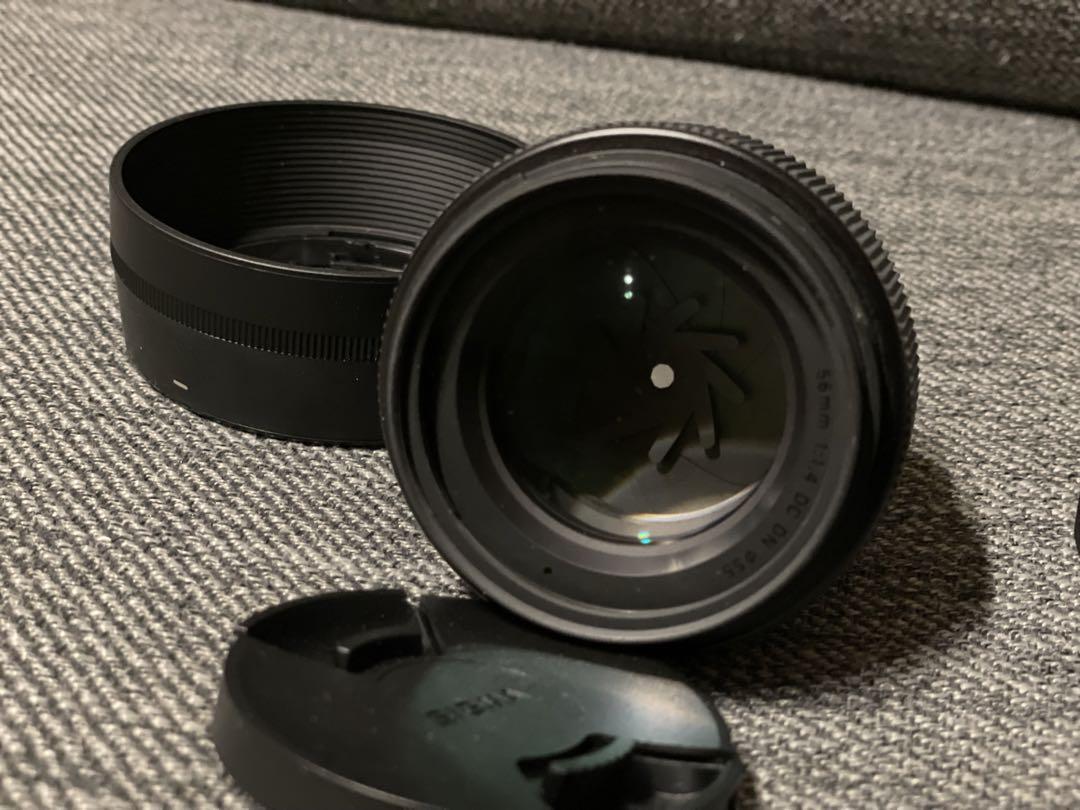 56mm F1.4 dc dn マイクロフォーサーズ