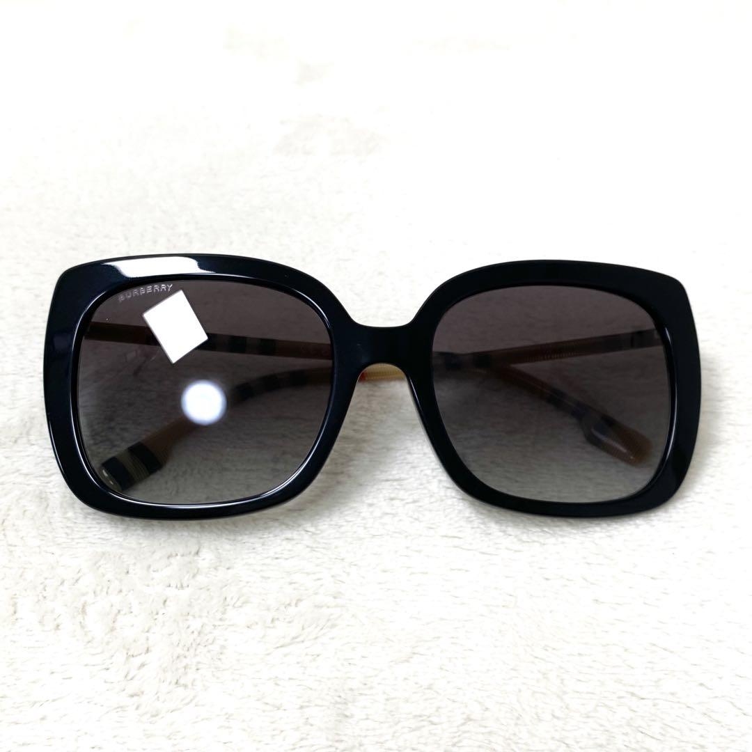 【美品 ノバチェック】バーバリー サングラス B4323-F ユニセックス