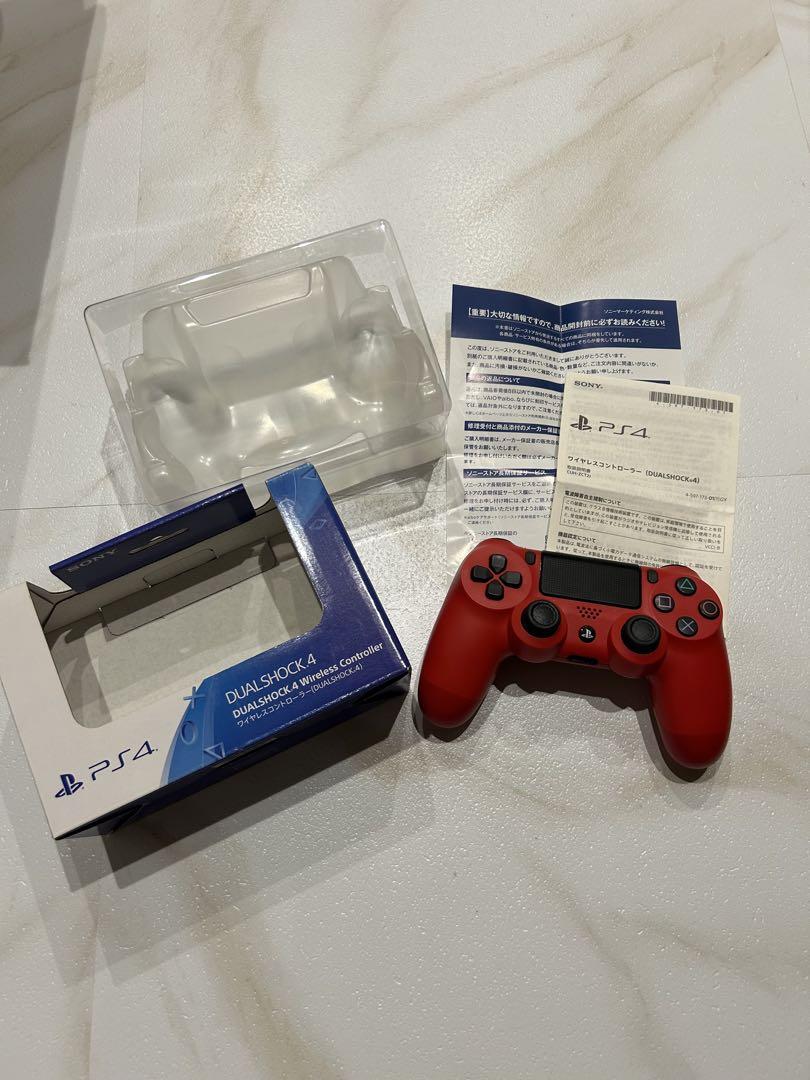 PS4 純正 コントローラー DUALSHOCK SONY レッド 箱付き