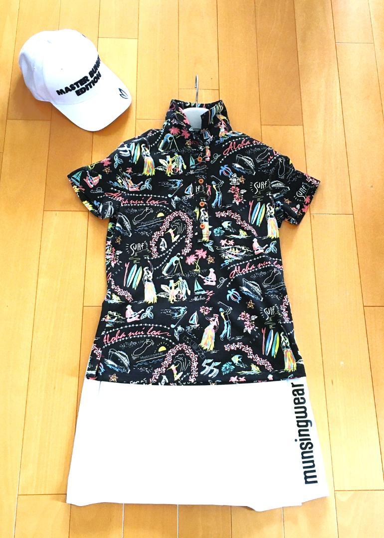 早割クーポン！ ☆新品 ！春夏ゴルフ 17,☆マンシング☆人気のアロハ柄 レディースウェア