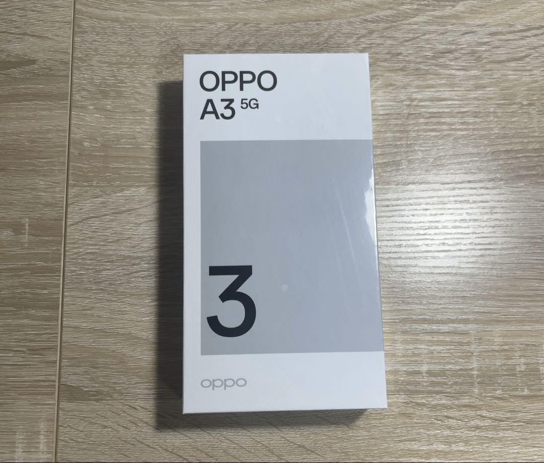 新品未使用品　OPPO A3 5G SIMフリー　パープル