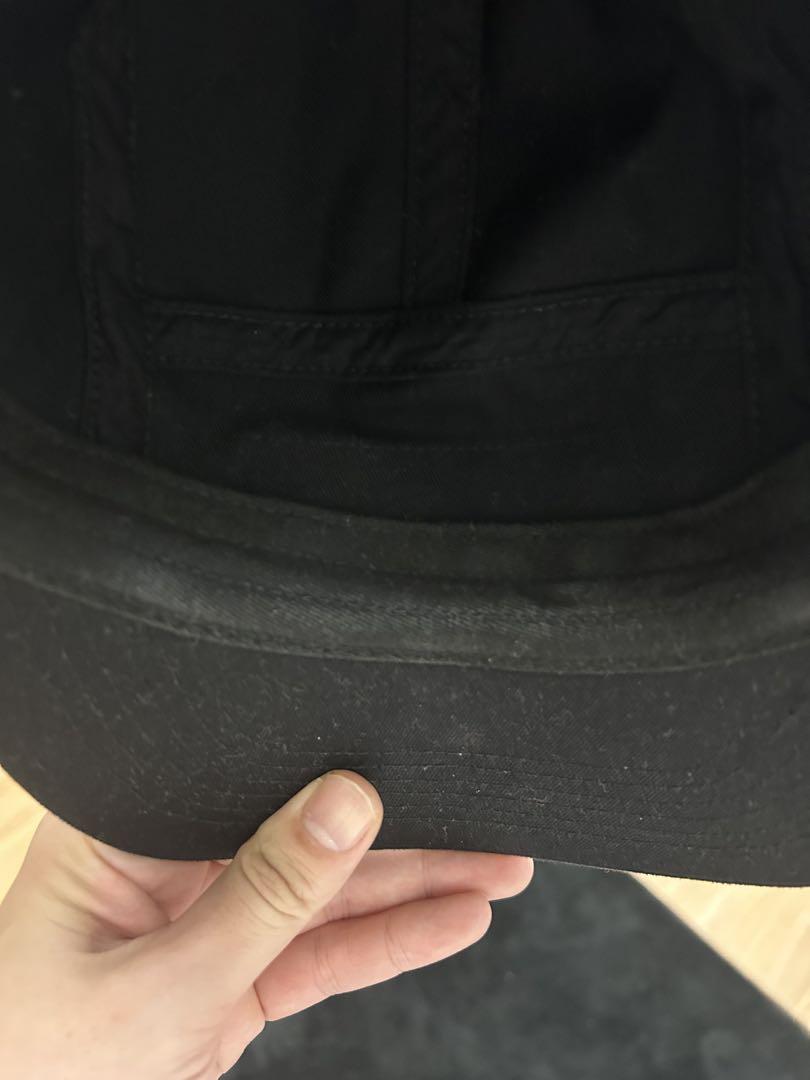 Supreme シュプリーム ブラック キャップ バックストラップ式