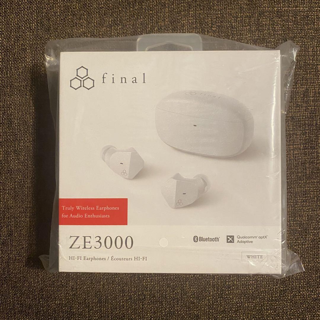 final フルワイヤレスイヤホン ZE3000 ホワイト