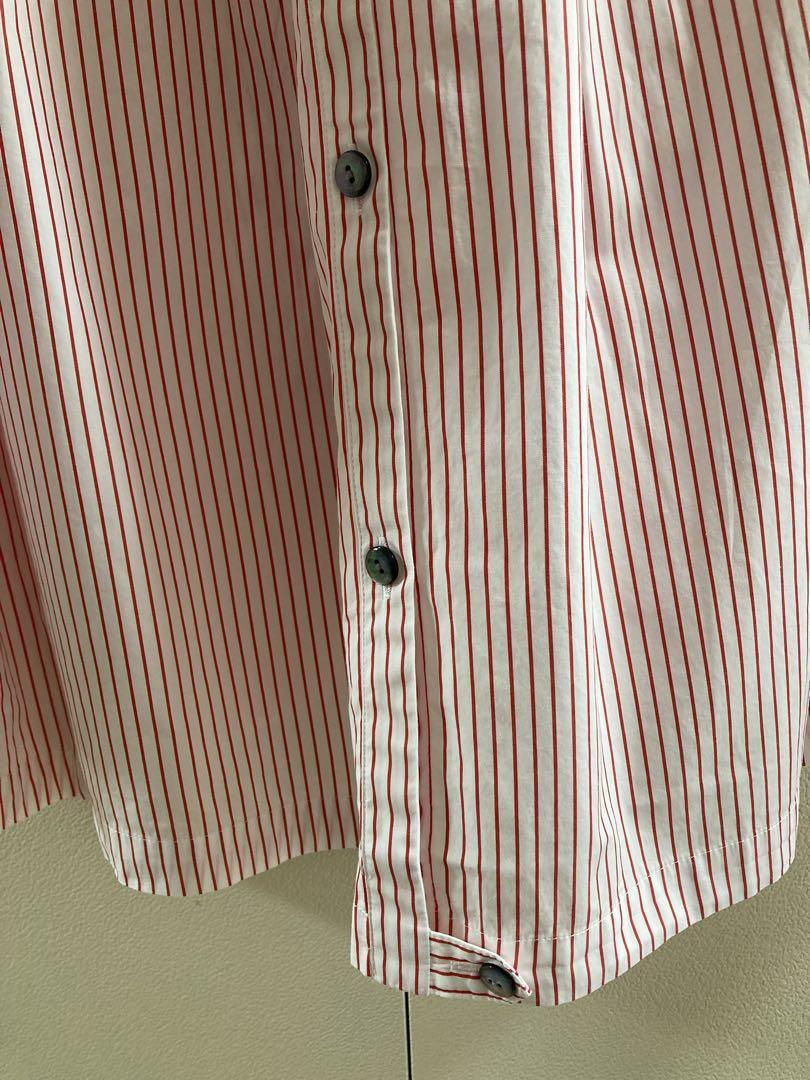 någonstans ストライプシャツ MEDIUM