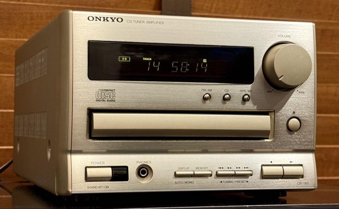 整備済動作品！名機オンキョーONKYO CR-185 Ltd リミテッド送料込 格安美品！整備済動作品！名機オンキョーONKYO CR-185 送料込み