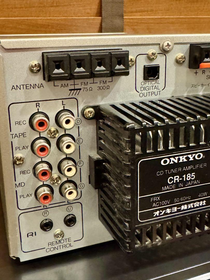 整備済動作品！名機オンキョーONKYO CR-185 Ltd リミテッド送料込 格安美品！整備済動作品！名機オンキョーONKYO CR-185 送料込み