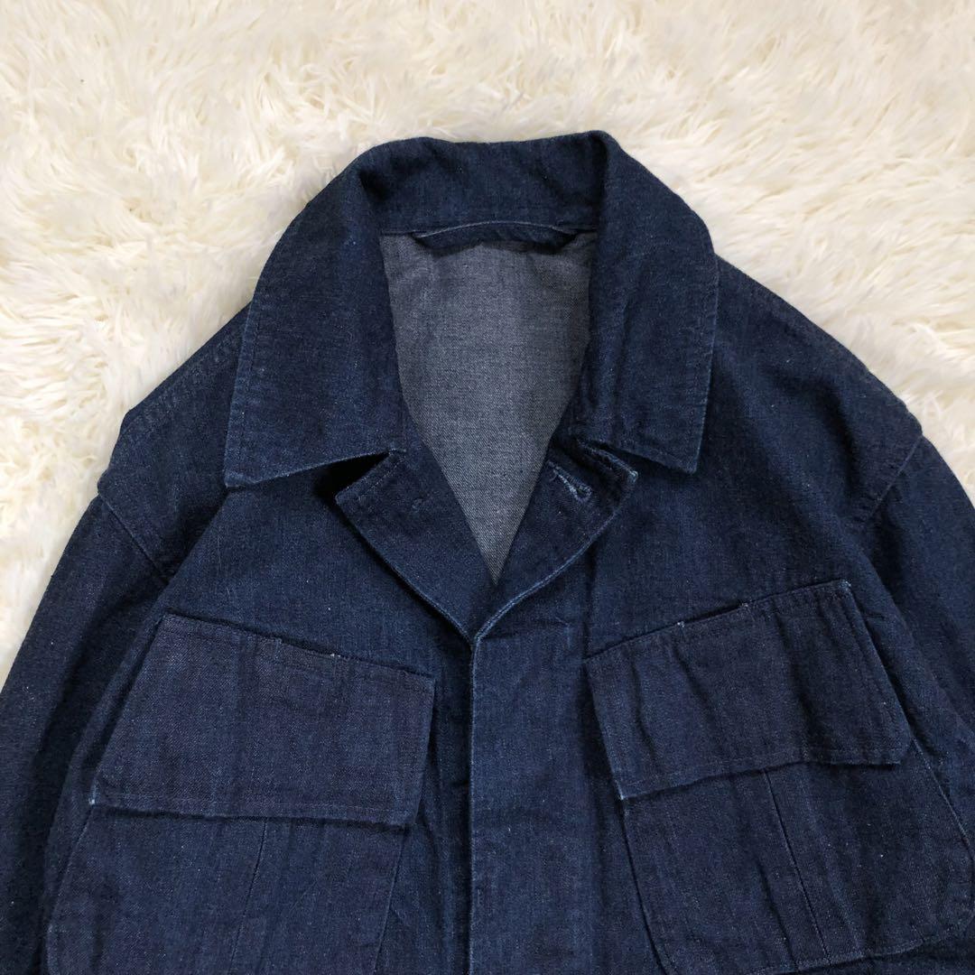 美品【COMOLI】コモリ BDU デニムジャケット m65 サイズ1
