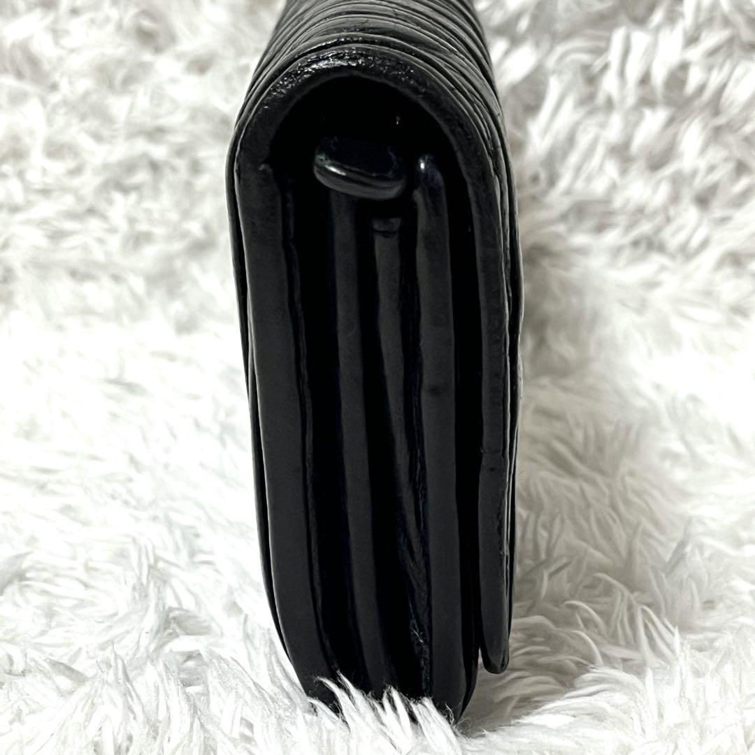 ✨激レア✨miumiu マテラッセ 長財布 キルティング ロゴ金具 ブラック