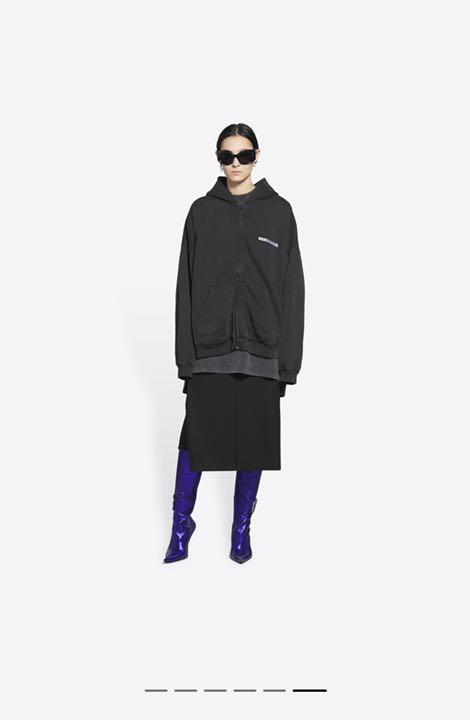 新作 BALENCIAGA ジップアップ パーカー オーバーサイズパーカー 新作 BALENCIAGA ジップアップ パーカー オーバーサイズパーカー