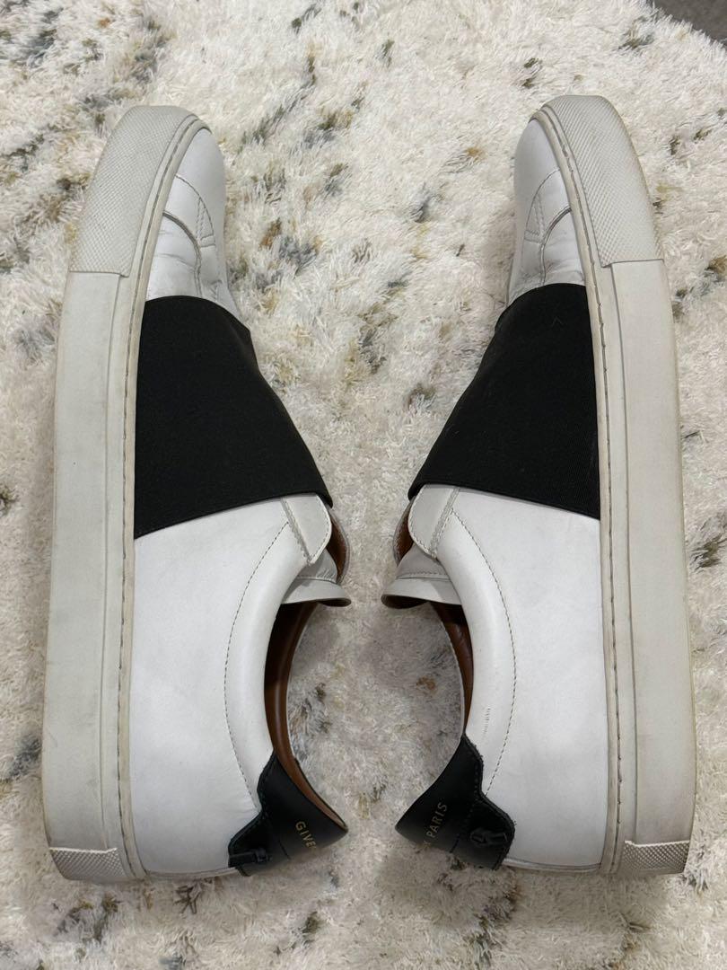 GIVENCHY エラスティックストラップ レザースニーカー GIVENCHY エラスティックストラップ スニーカー