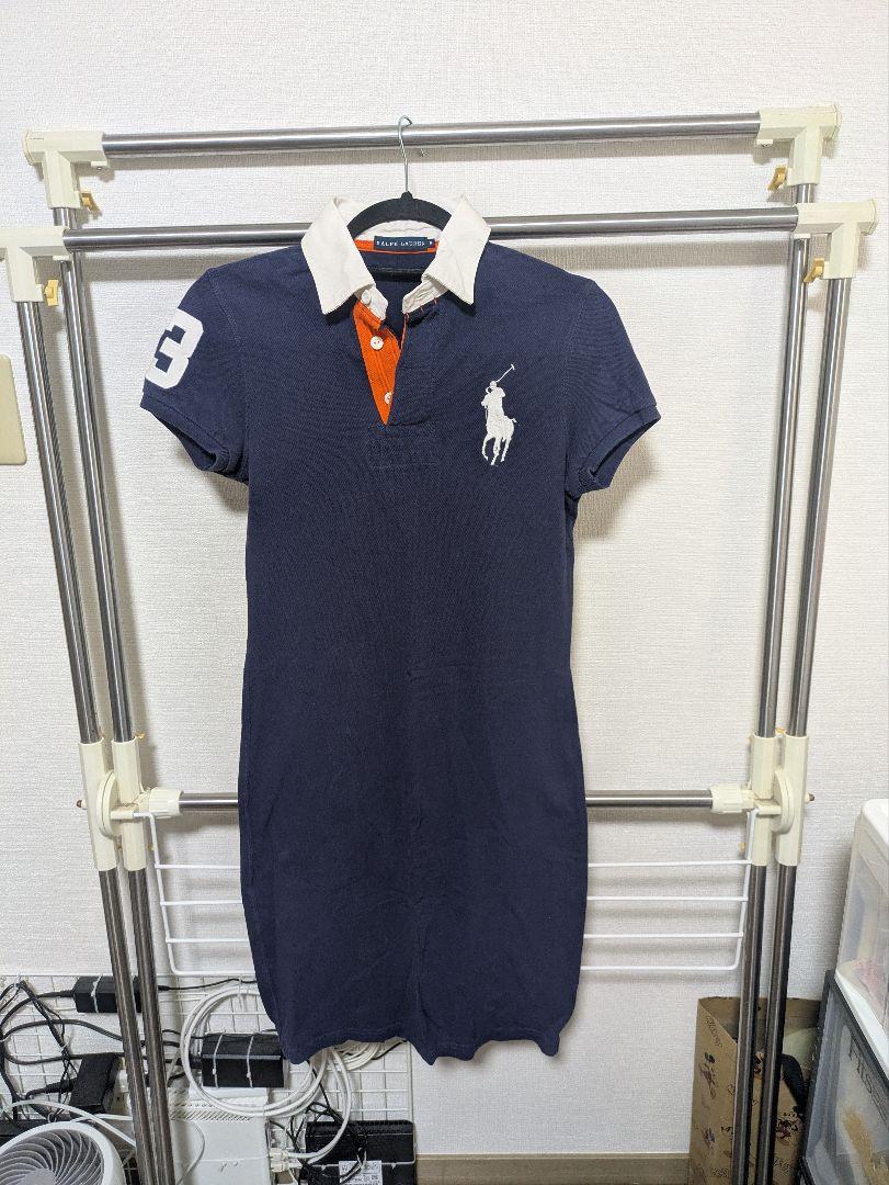 良品 POLO RALPH LAUREN ネイビー ワンピースMサイズ！ Ralph Lauren ネイビー ポロワンピース M - メルカリ