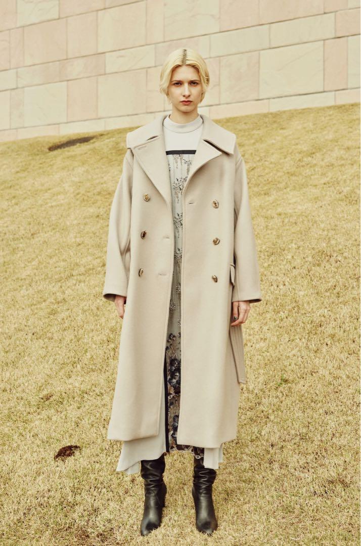 【MURRAL】Wool pea coat ミューラル　ウールピーコート