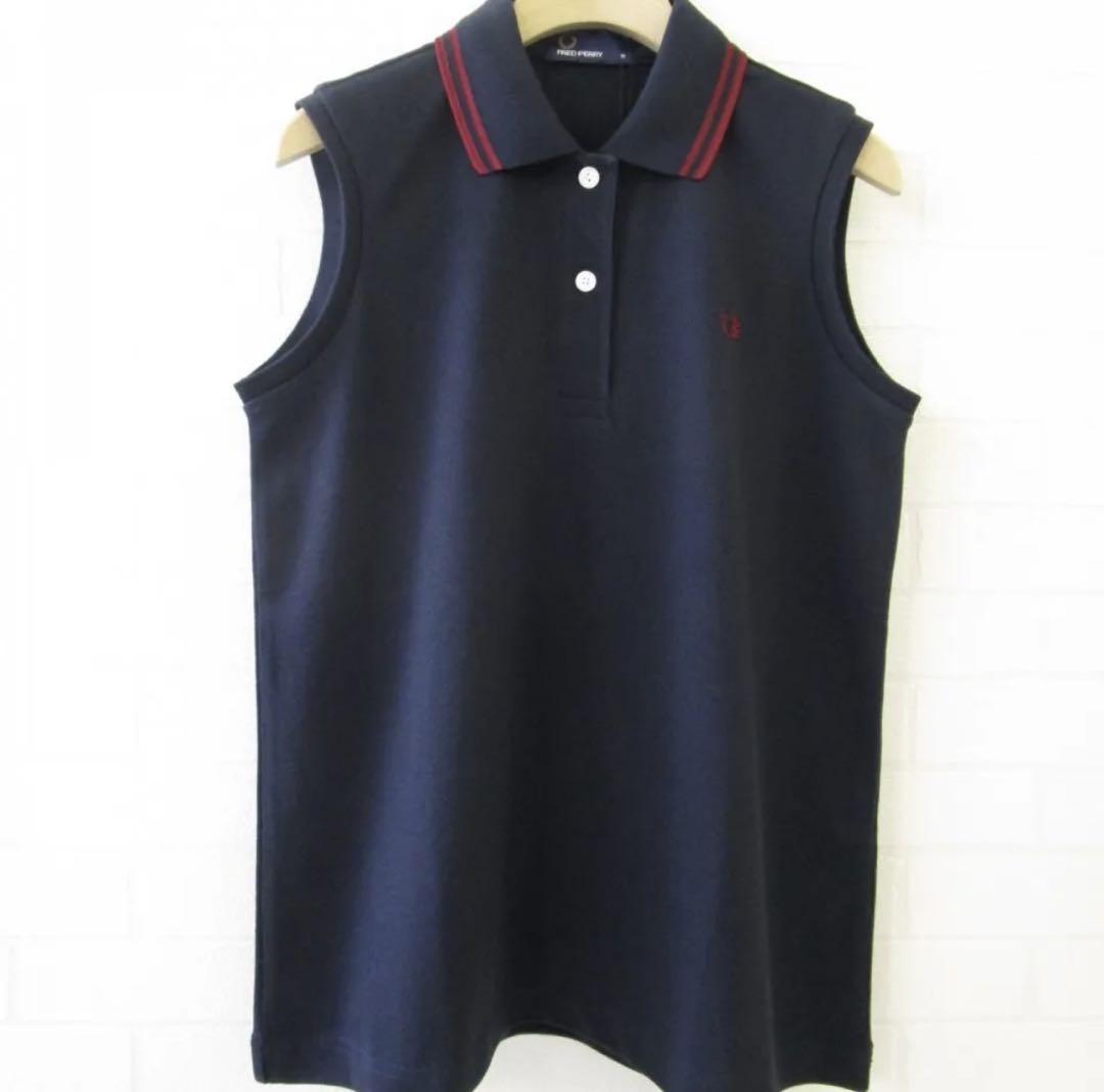 FRED PERRY F5316 シャツ レディース　NAVY 8