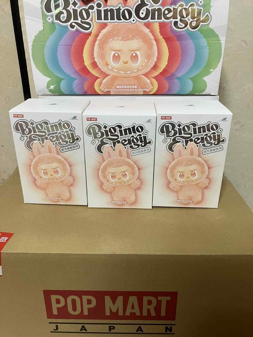 【正規品・未開封】Labubu Big into Energy 3箱