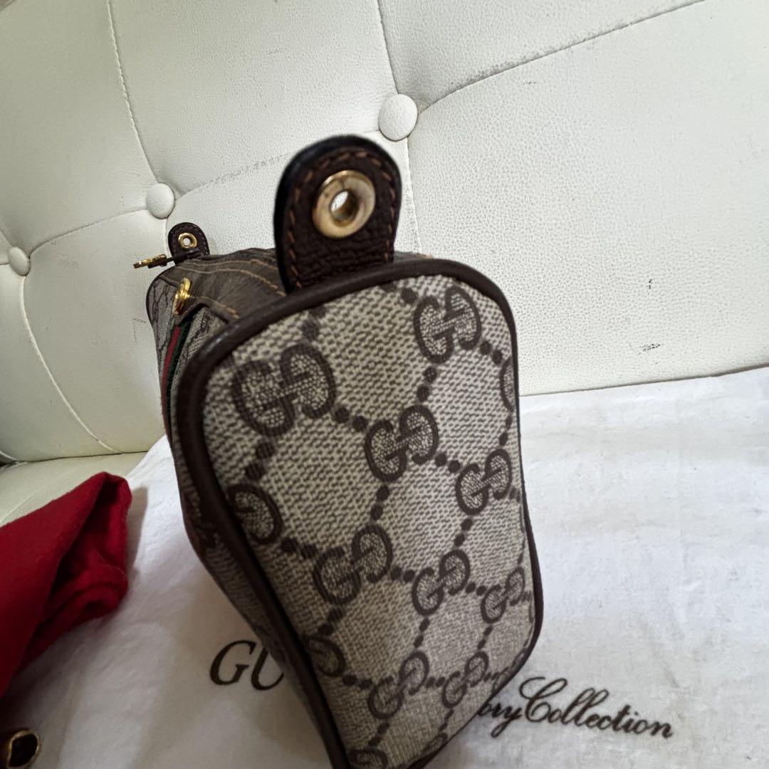 ほぼ　未使用　GUCCI オールド　グッチ　シェリーライン　2way バッグ