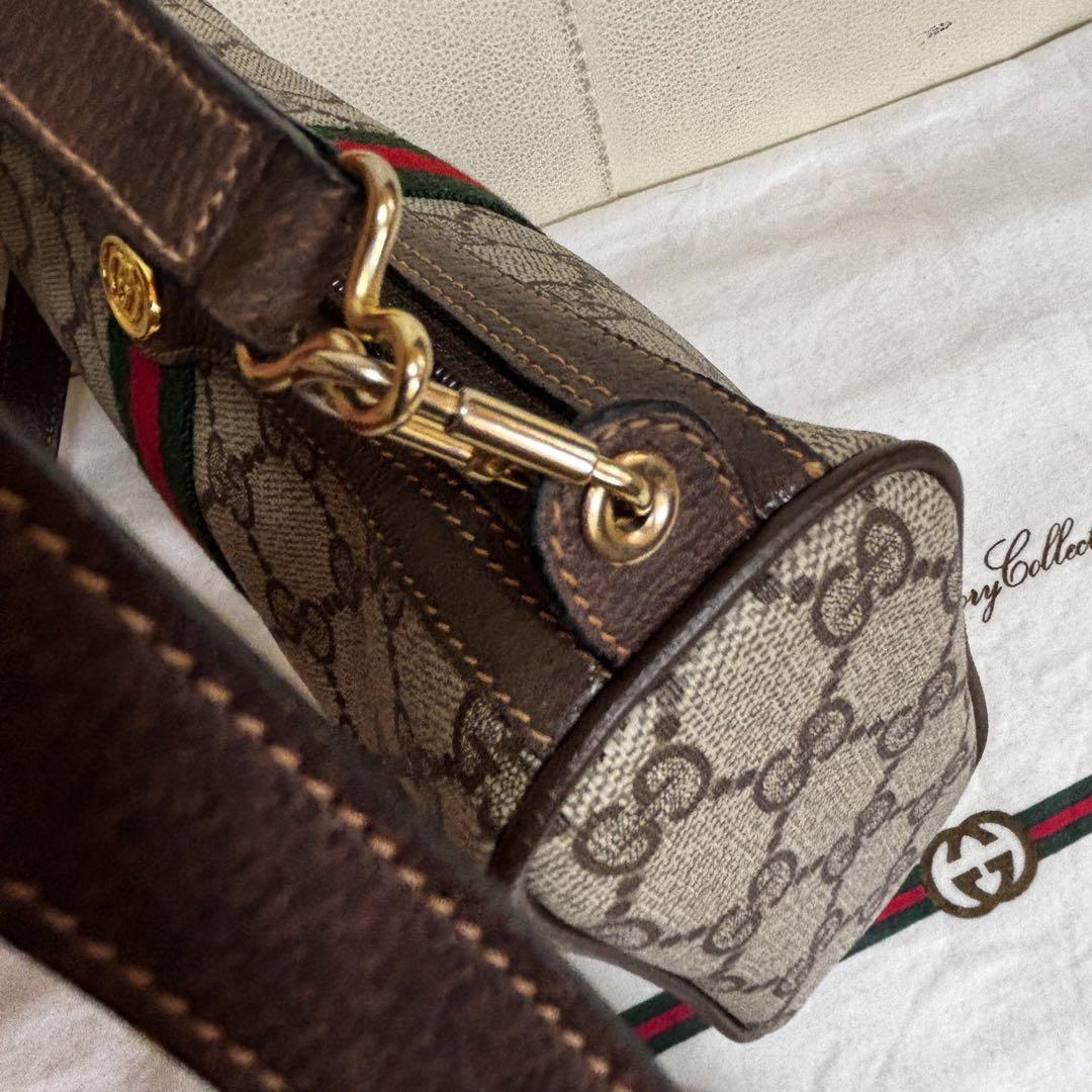 ほぼ　未使用　GUCCI オールド　グッチ　シェリーライン　2way バッグ