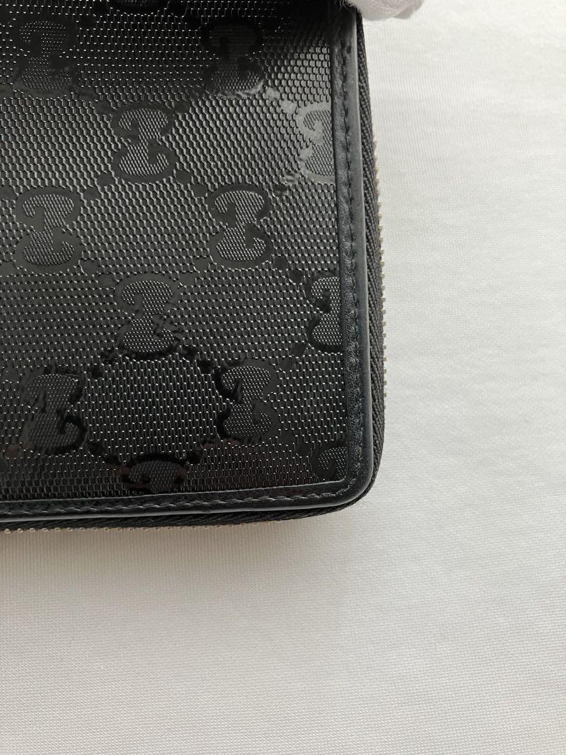 【yumi@】 Gucci GGパターン ブラック長財布