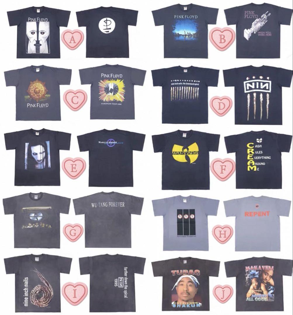 2Pac PinkFloyd NirvanaマリリンマンソンヴィンテージTシャツ