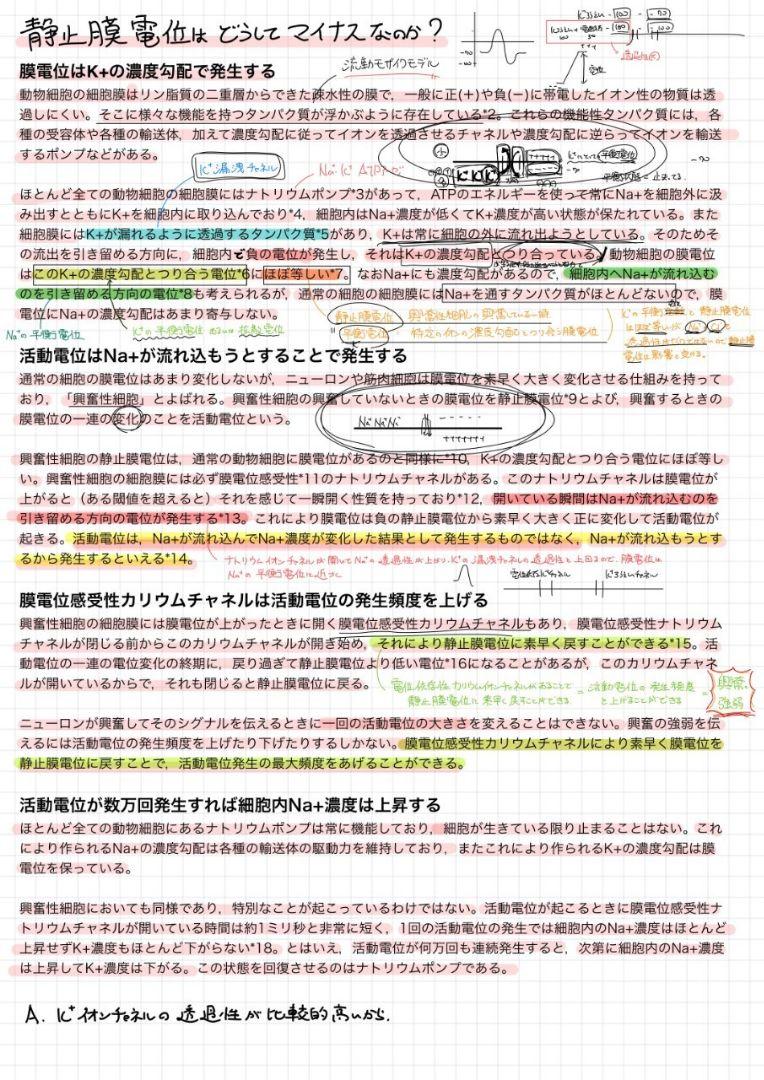 2024改訂版 エッセンシャル細胞生物学 自作問題集