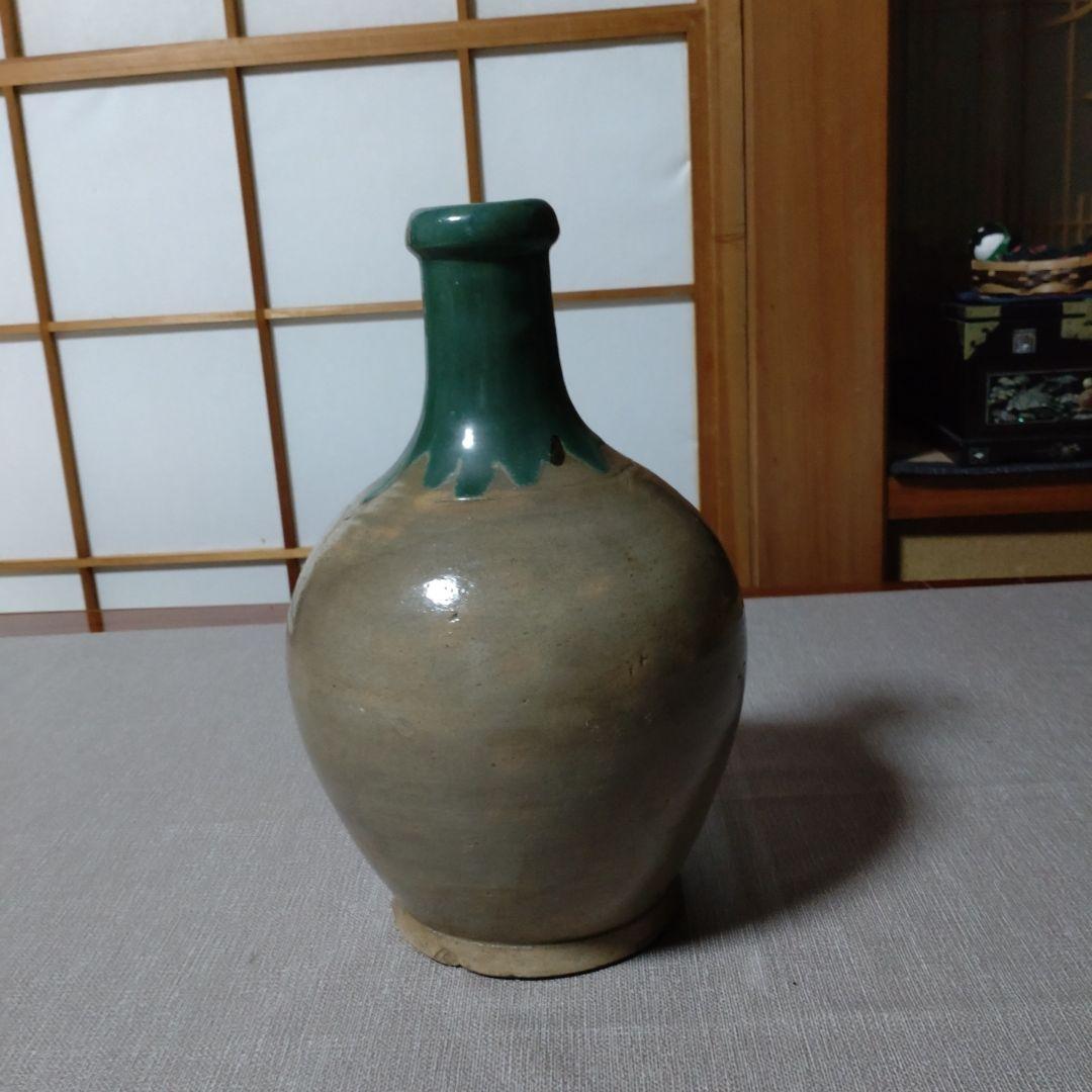 陶器製 ボトル型 陶芸 花瓶 - メルカリ