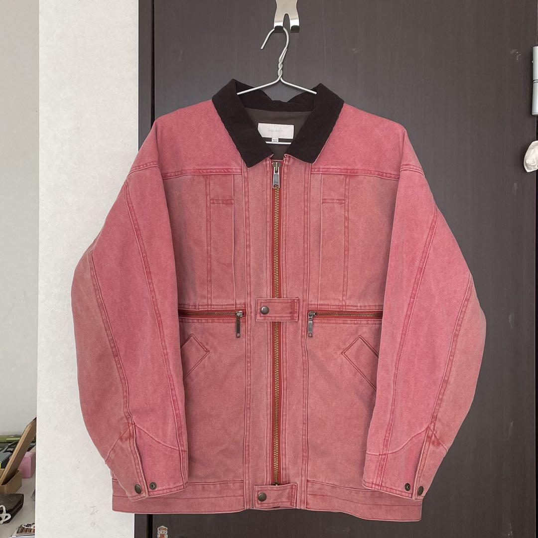 MOUSSY BI COLOR WORK JACKETバイカラーワークジャケット