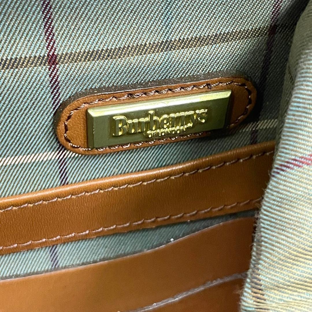 burberrys　バーバリー　ダレスバッグ　レザー　ブラウン　ビジネス