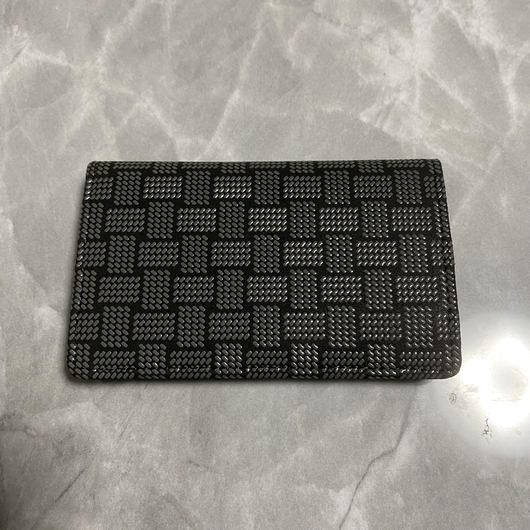 【新品】印伝 名刺入れ カードケース 鹿革 漆 工芸品 マチ付き