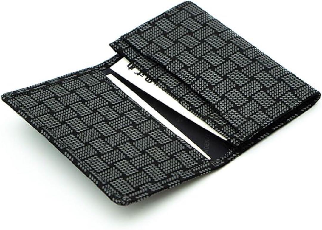 【新品】印伝 名刺入れ カードケース 鹿革 漆 工芸品 マチ付き