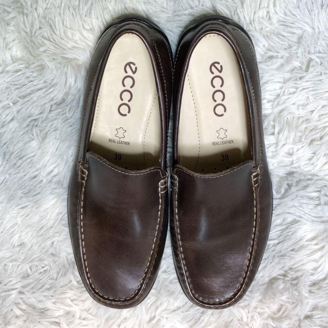 美品✨【ECCO】ローファー☆39☆スリッポン