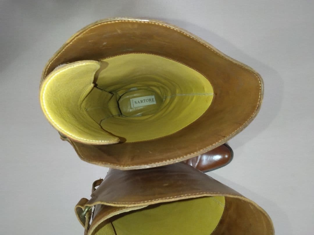 SARTORE サルトル ブラウン ロングブーツ 37 SARTORE サルトル ブラウン ロングブーツ 37