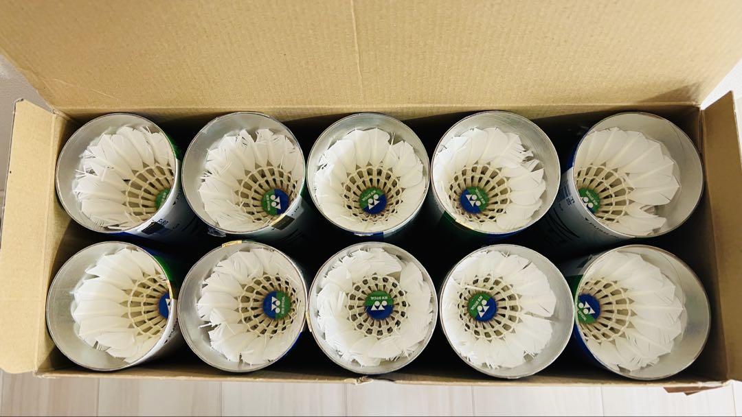 NEW OFFICIALバドミントンシャトル中古10本セット　ニューオフィシャル