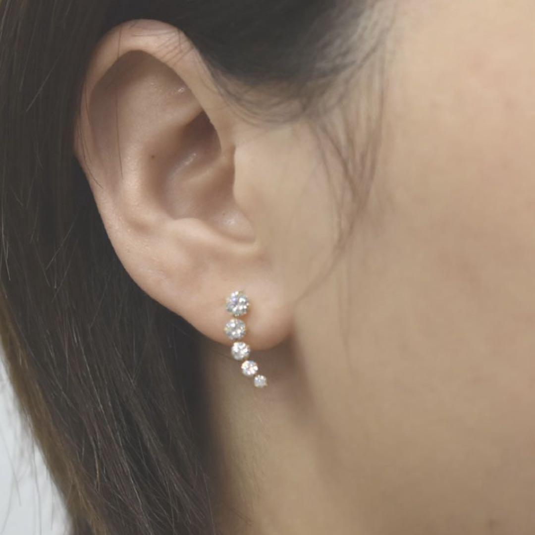 新品 K10 イエローゴールド 10金ピアス 刻印あり 上質 日本製 ペア