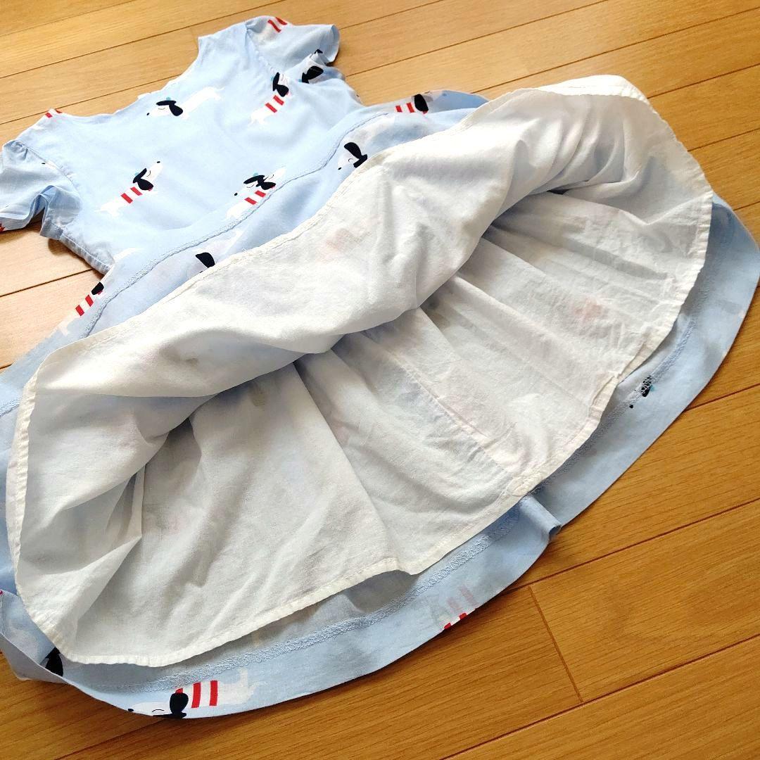 jacadi】かわいい犬プリントワンピース 6歳（116cm） ワンピース