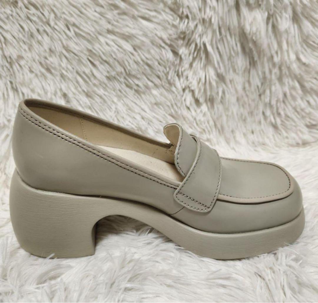 CAMPER　Thelma　完売モデル　レザー ローファー チャンキーヒール