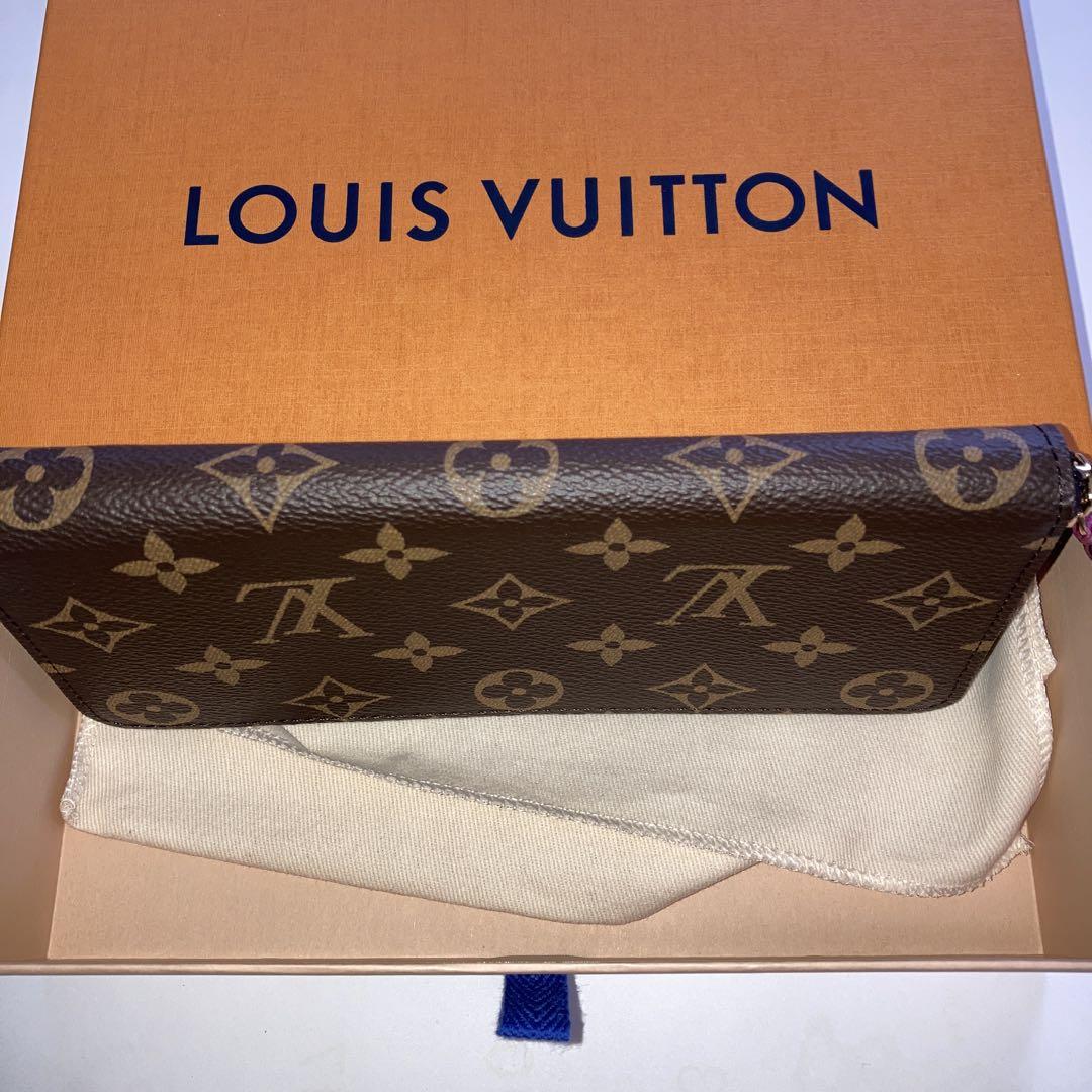 LOUIS VUITTON モノグラム 長財布　 クレマンスフューシャ