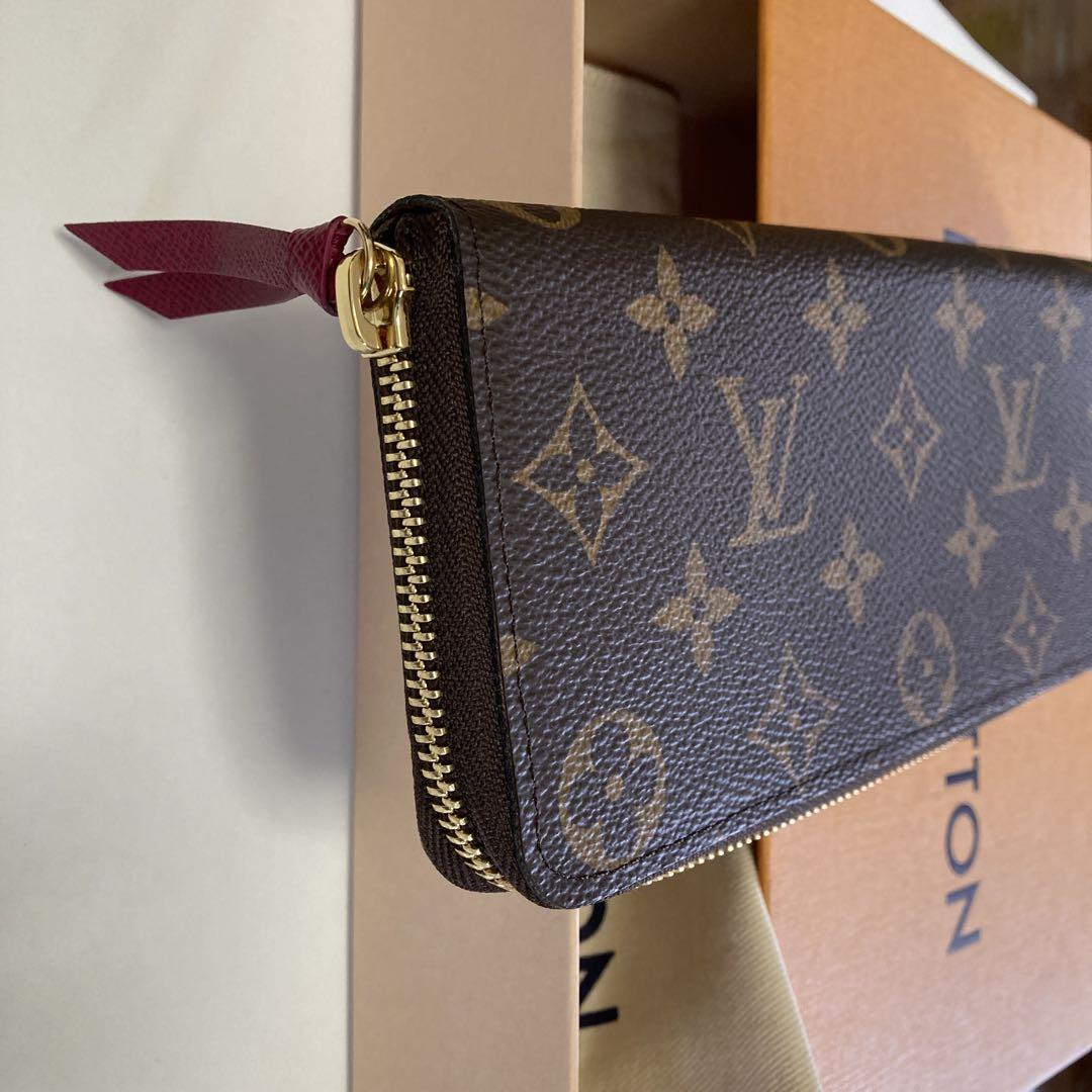 LOUIS VUITTON モノグラム 長財布　 クレマンスフューシャ