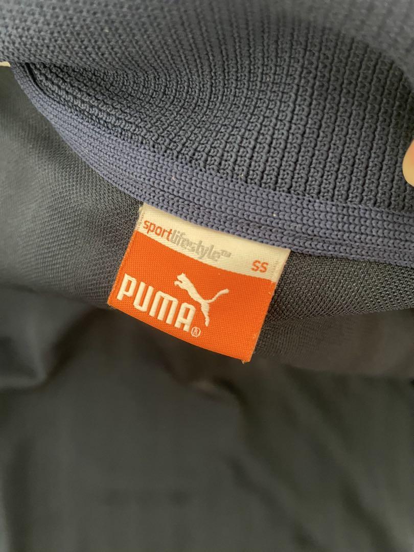 PUMA ジャージ上下セット ネイビー/ライトグリーン y2k - メルカリ