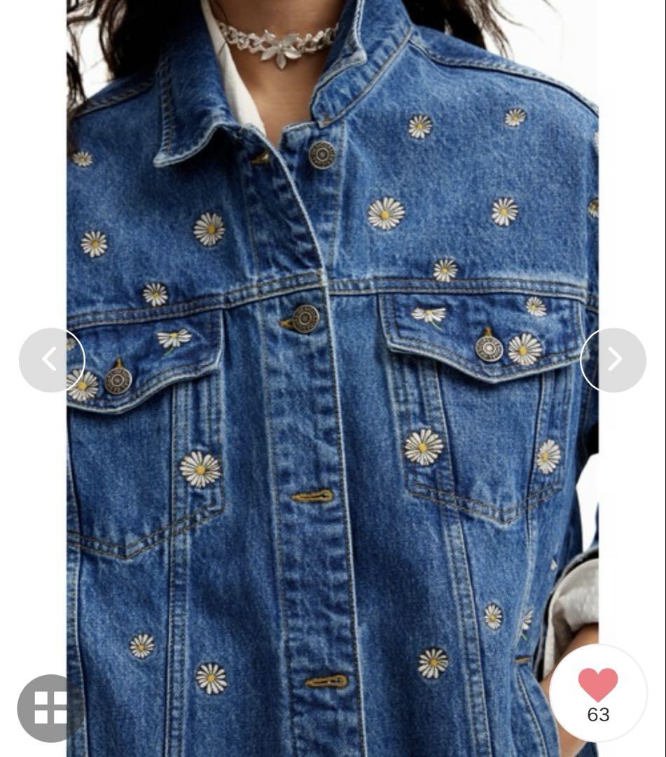 Desigual マーガレット デニムトラッカージャケット M