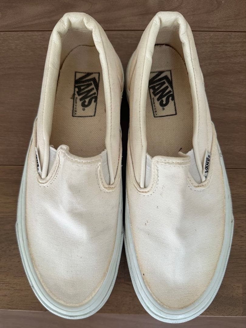 90年代 アメリカ製 VANS バンズ SLIP ON スリッポン 6ハーフ