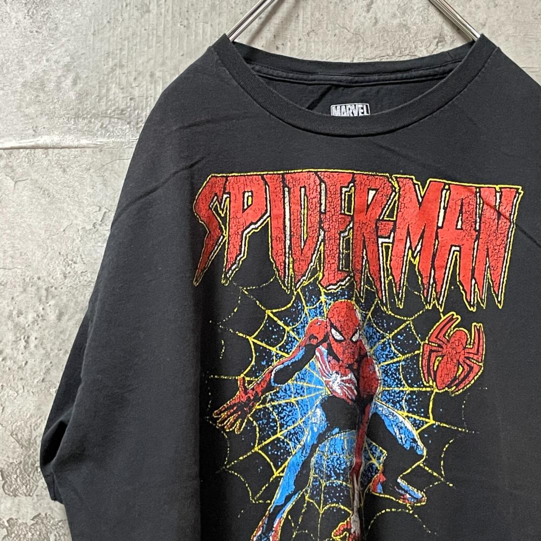 Marvel スパイダーマンコミック 迫力 インパクト Tシャツ