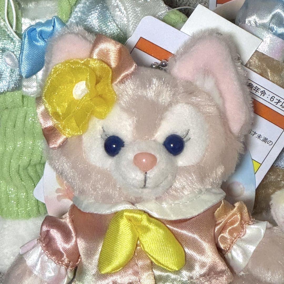 東京ディズニーシー　カラフルハピネス　ぬいぐるみバッジ　7体セット