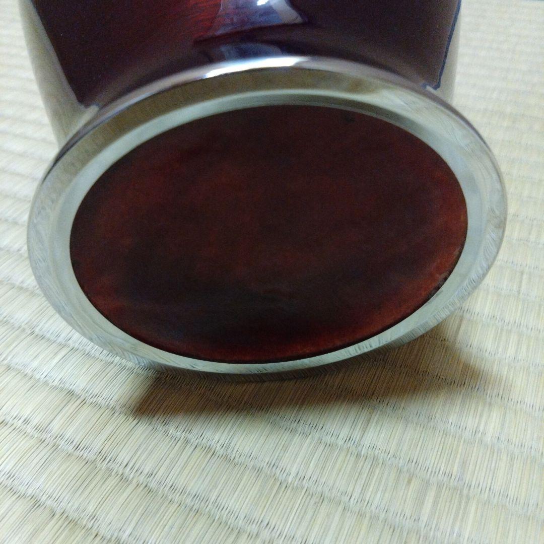七宝焼えんじの花瓶