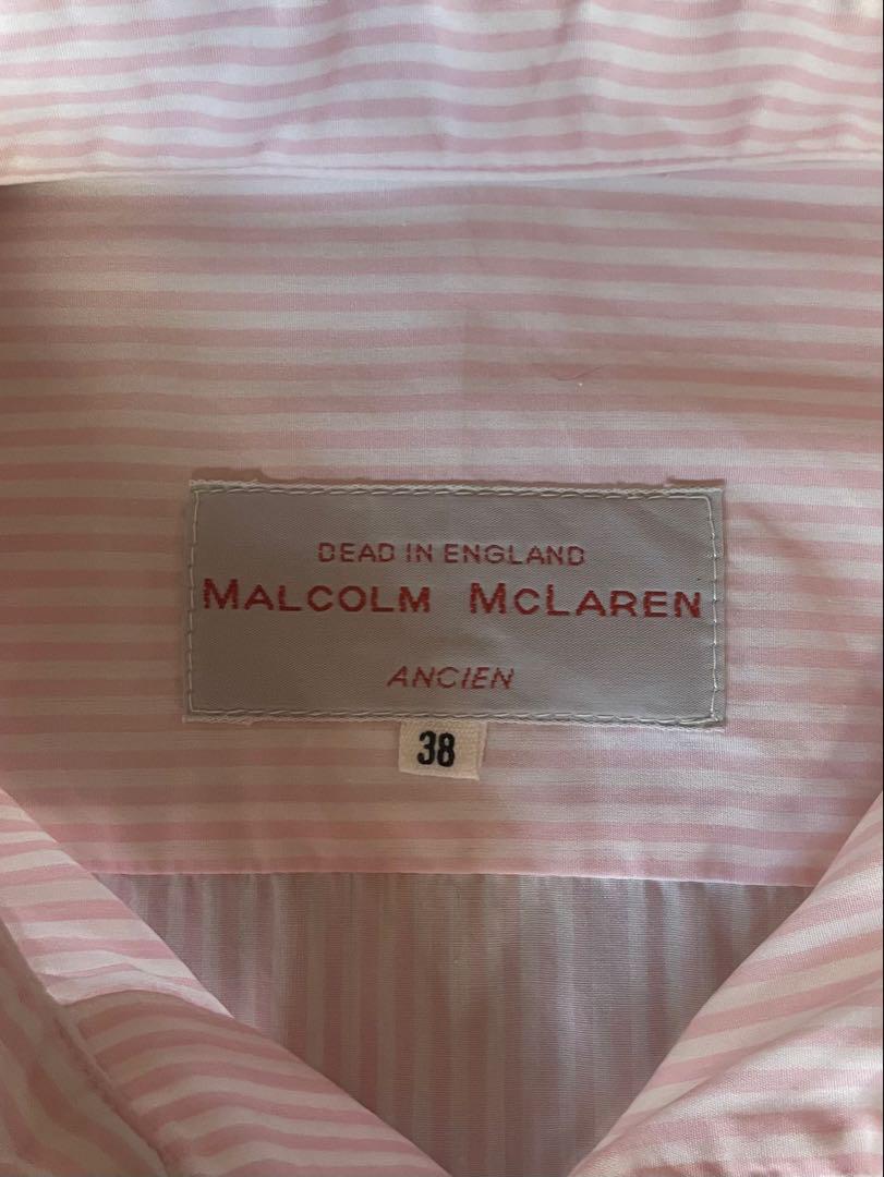 希少 美品 90s malcolm mclaren stripe shirts